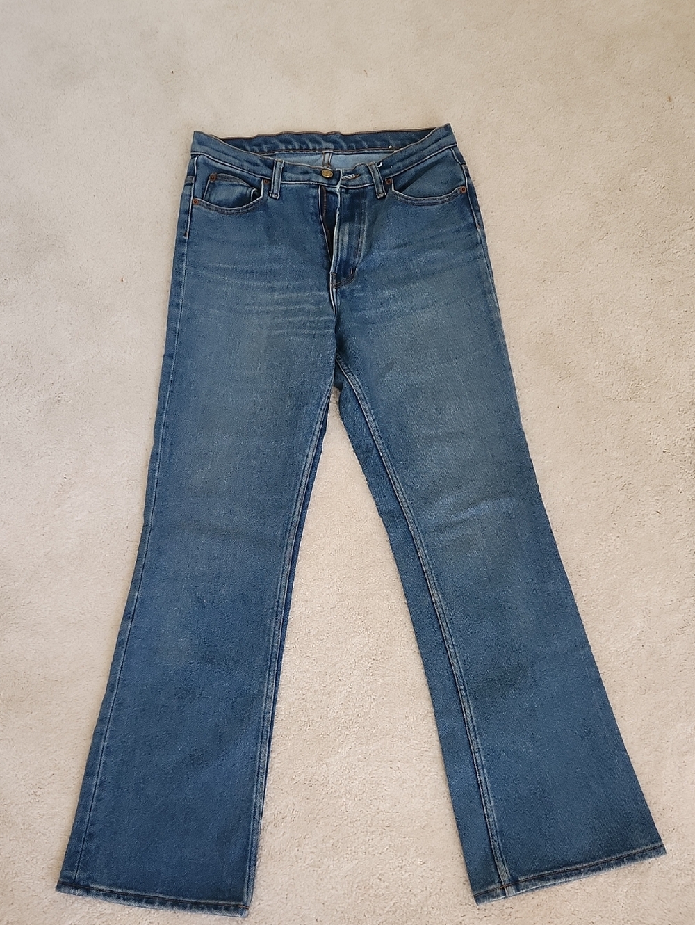B SIDES Women's Blue Flared Jeans